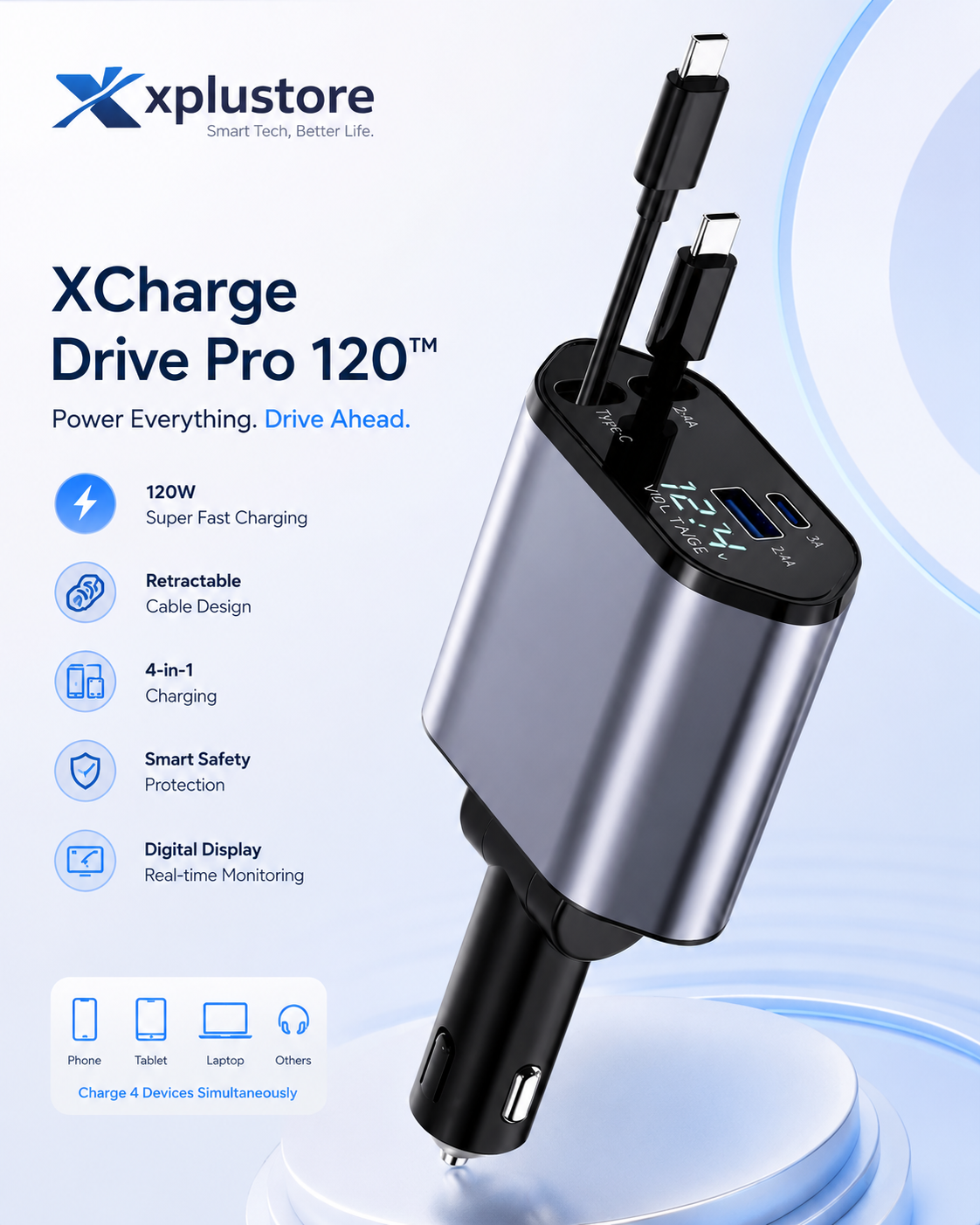 XCharge Drive Pro 120™